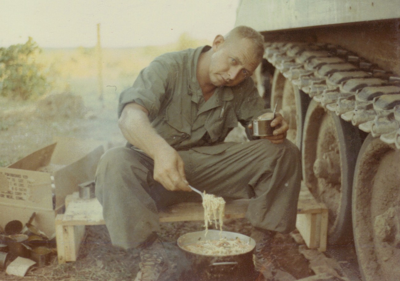 C-Rats mixed with rice noodles yum, yum